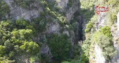 Spil Dağı’ndaki Saklı Kanyon böyle görüntülendi | Video