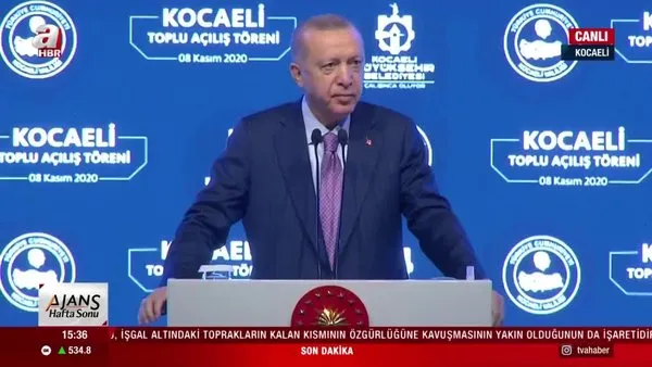 Cumhurbaşkanı Erdoğan'dan Kocaeli Toplu Açılış Töreni'nde önemli açıklamalar | Video