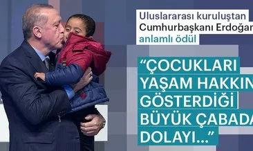 Cumhurbaşkanı Erdoğan’a barış ödülü verilecek