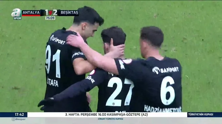 Onvo Antalyaspor-Beşiktaş MAÇ ÖZET