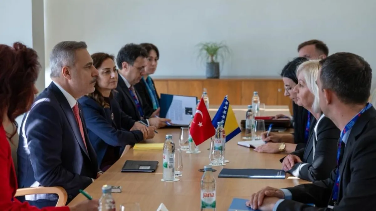 Bakan Fidan, Hırvatistanlı mevkidaşı Radman ile Dubrovnik'te görüştü