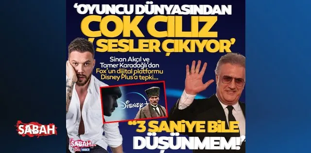 La faible réaction de Sinan Akçıl et Tamer Karadağlı à Disney Plus : Des voix peu entendues dans le monde des joueurs !