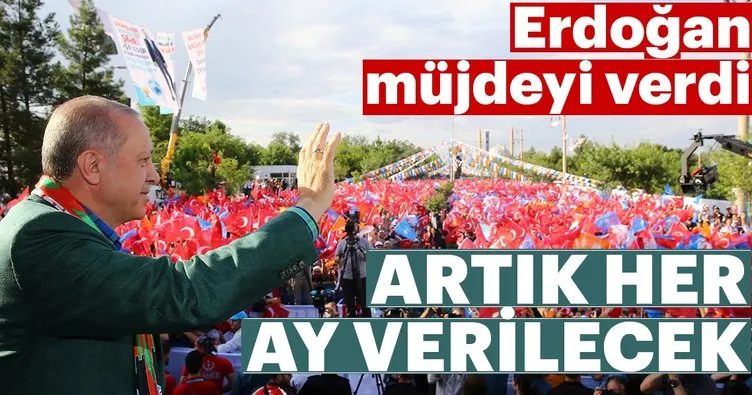 Cumhurbaşkanı Erdoğan'dan emeklilere bir müjde daha!