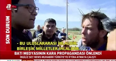 Yunanistan sınırında Türkiye’ye iftira atan SKY News Muhabiri’ne tokat gibi cevap | Video
