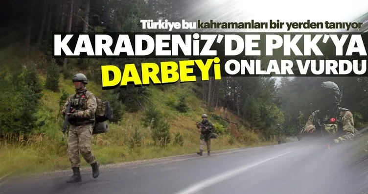 Marmaris’te darbecileri yakalayan tim, Karadeniz’de PKK’ya kabus oldu