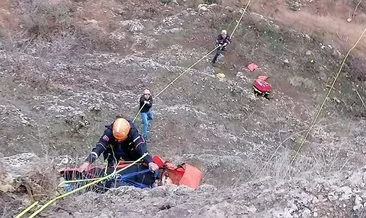 35 metre yükseklikten düşen kadın 5 saatte kurtarıldı #diyarbakir