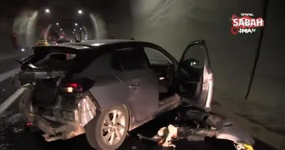 Cankurataran tünelinde kaza: 1 yaralı | Video