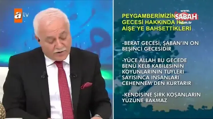 Berat Kandili gecesi nasıl dua edilir? Berat Kandili gecesi hangi dualar okunur? Prof. Dr. Nihat Hatipoğlu paylaştı | Video