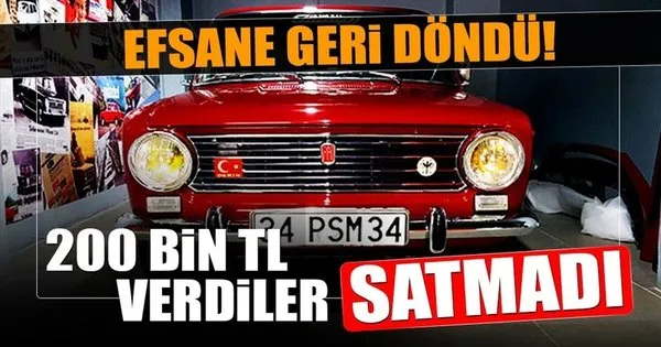 Efsane Murat 124'ü yeniden yarattı; 200 bin TL verdiler satmadı!