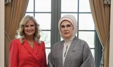 Emine Erdoğan, ABD’nin Ankara Büyükelçisi’nin eşi Cheryl Flake ile bir araya geldi