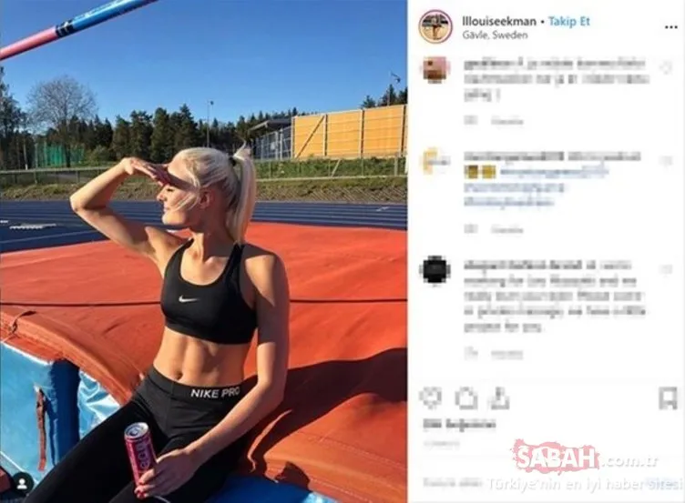 İsveçli sporcu sosyal medya paylaşımlarıyla görenleri şaşırtıyor!