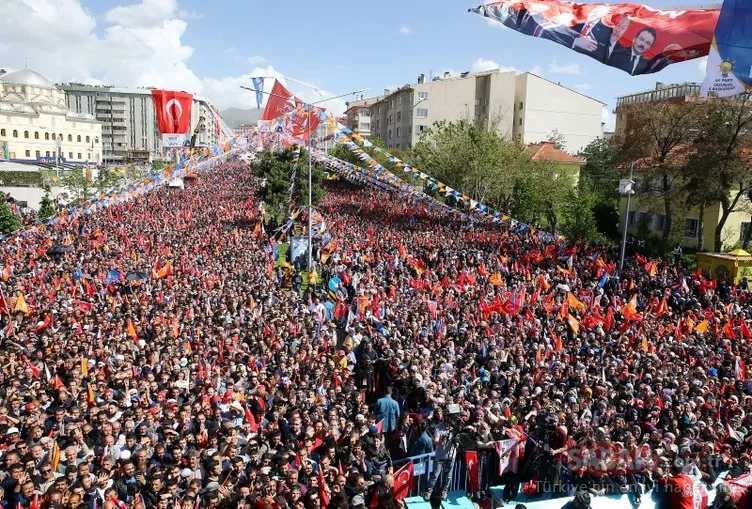 Cumhurbaşkanı Erdoğan, Erzurum'da böyle karşılandı