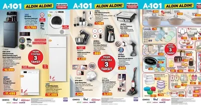 FIRSAT ÜSTÜNE FIRSAT!💥  A101 28 Ağustos broşürü: Su sebili, blender seti, tost makinesi, halı yıkama makinesi...