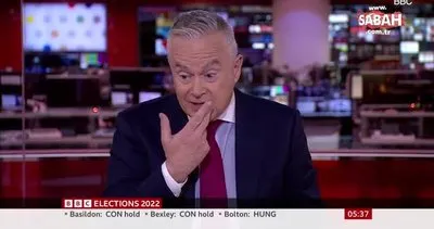 Ünlü BBC spikerinin canlı yayında zor anları | Video