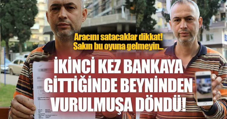 Kamyonetini çekle sattı dolandırıldı