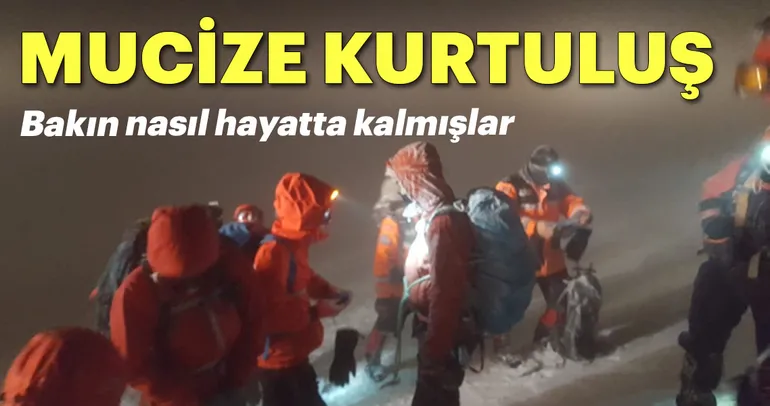 Uludağ’da mucize kurtuluş