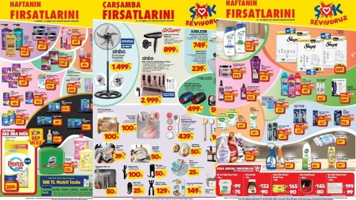 İNDİRİM RÜZGARI! Şok aktüel ürünler kataloğunda birbirinden sürpriz ürünler! 2-8 Temmuz 2025: kamp ürünler, piknik setleri…