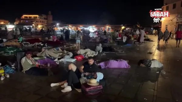 Fas'ta 7 büyüklüğünde deprem sonrası halk sokaklara döküldü | Video