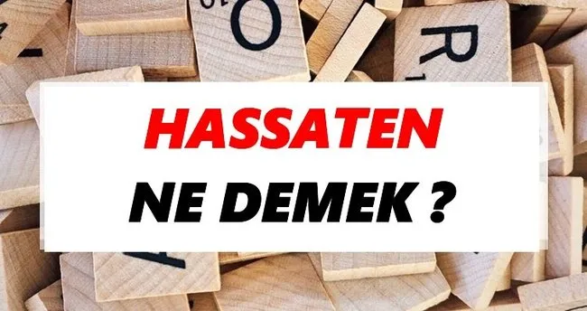 Hassaten Ne Demek? TDK’ya Göre Hassaten Sözlük Anlamı Nedir?