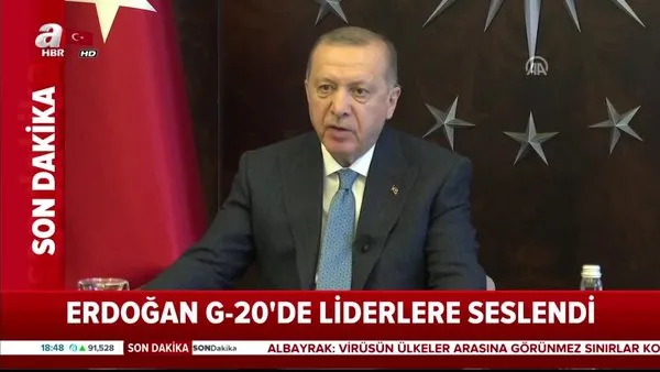 Başkan Erdoğan G-20'de liderlere seslendi | Video