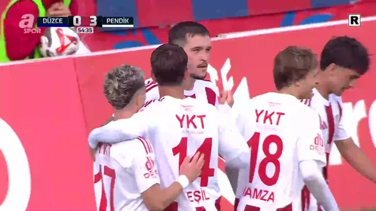 GOL | Düzcespor 0-3 A.G. Pendikspor