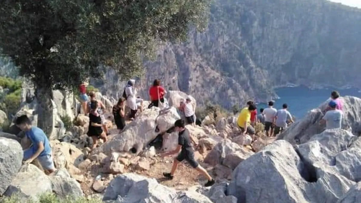 Kelebekler Vadisi’nde feci ölüm: genç kadın kayalıklardan düşerek öldü