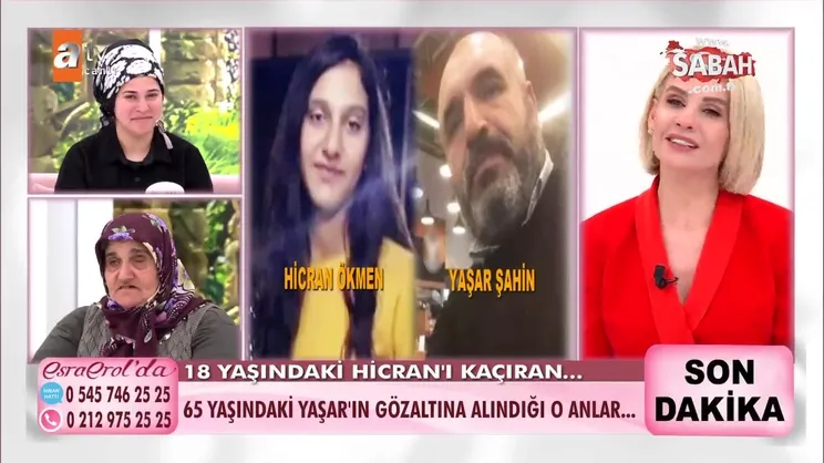 Esra Erol’da 17 yaşındaki Hicran’ın mağdur olduğu ortaya çıkmıştı! 65 yaşındaki Yaşar Şahin Esra Erol sayesinde tutuklandı! | Video