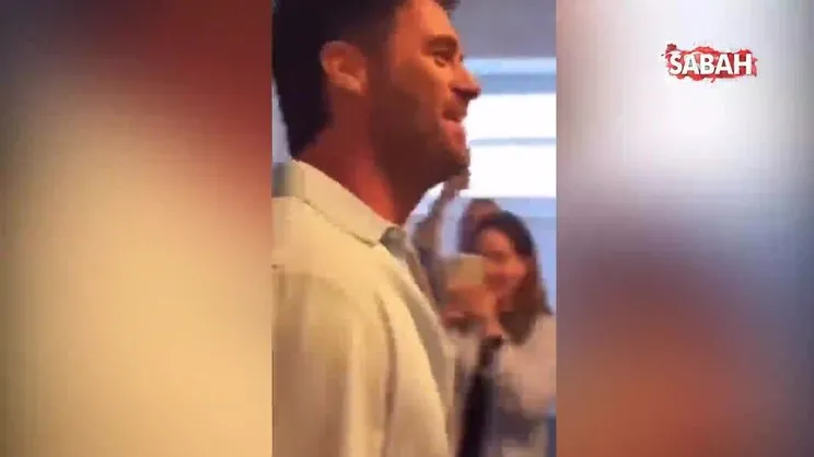 Kıvanç Tatlıtuğ önce oğluyla poz verdi sonra lansmanda böyle boy gösterdi!