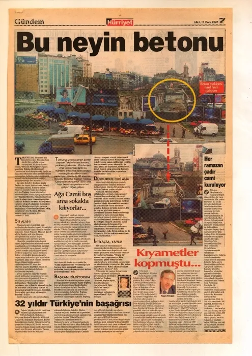 Yapımına karşı çıkmışlardı: Büyük gün geldi! İşte Taksim Camii manşetleri
