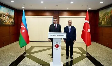 Bakan Tekin, Türkiye’nin Azerbaycan Büyükelçisi Bağcı ile görüştü