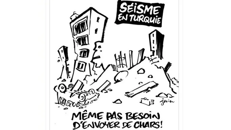 Murat Boz’dan Charlie Hebdo’ya sert tepki: O kadar şerefsizsin ki... Skandal deprem karikatürüne ünlülerden tepki yağdı