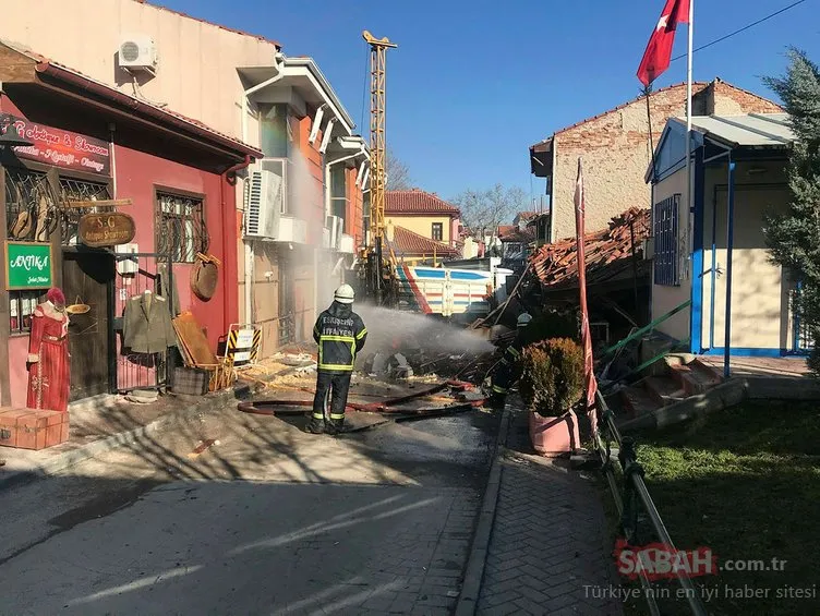 Eskişehir’de doğal gaz patlaması: Ortalık savaş alanına döndü, 1 yaralı var