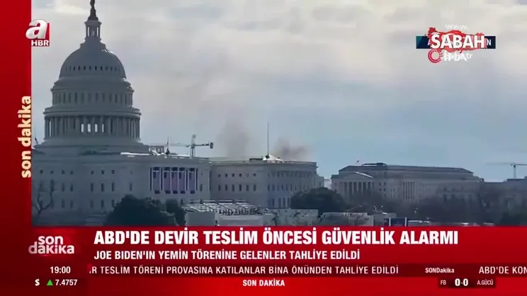 Son dakika: ABD'de hareketli saatler! Kongre binası kapatıldı, dumanlar yükseliyor... | Video