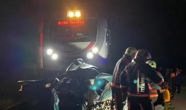 Malatya’da hemzemin geçitte tren otomobile çarptı: 1 ölü