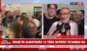 İsrail'in alıkoyduğu Türk aktivistler ilk duygularını A Haber'e açıkladı: Asıl kahramanlar Gazzeliler #istanbul