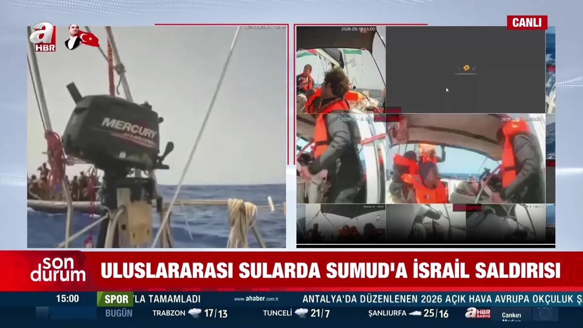 SON DAKİKA: İsrail, Sumud Filosu’na bir kez daha saldırdı! | Video videosunu izle SON DAKİKA: İsrail, Sumud Filosu’na bir kez daha saldırdı! | Video videosunu izle