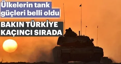 Ülkelerin tank güçleri belli oldu! Bakın Türkiye kaçıncı sırada