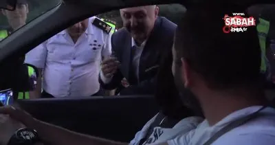 Bursa’da bayram tatiline çıkan yolcuları İl Jandarma Komutanı ve İl Emniyet Müdürü uğurladı | Video