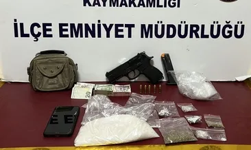 Üstünden 3 çeşit uyuşturucu çıktı