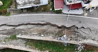 Rize’de şiddetli yağış etkili oldu