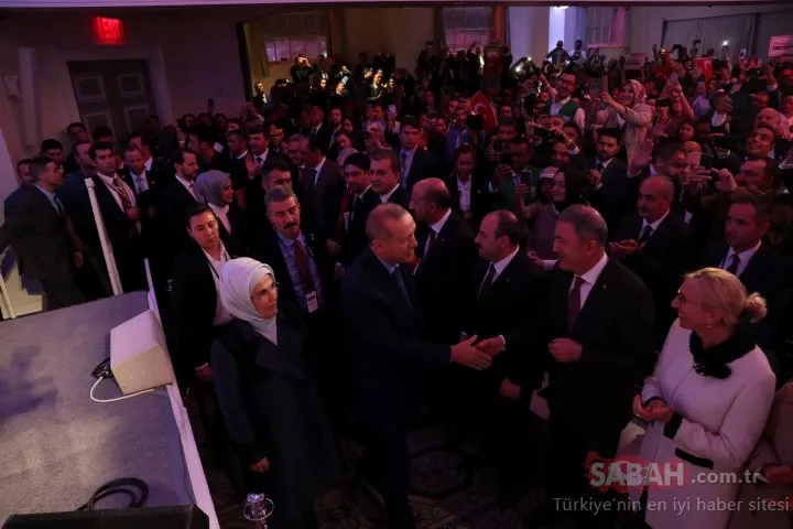 Başkan Erdoğan'dan ABD'de adrese teslim mesajlar