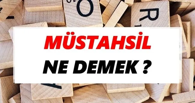 Müstahsil Ne Demek? TDK’ya Göre Müstahsil Sözlük Anlamı Nedir?