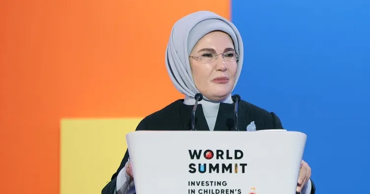 Emine Erdoğan: Gazze başta olmak üzere savaş bölgelerindeki çocukların sesi olmayı insanlık vazifemiz görüyoruz!
