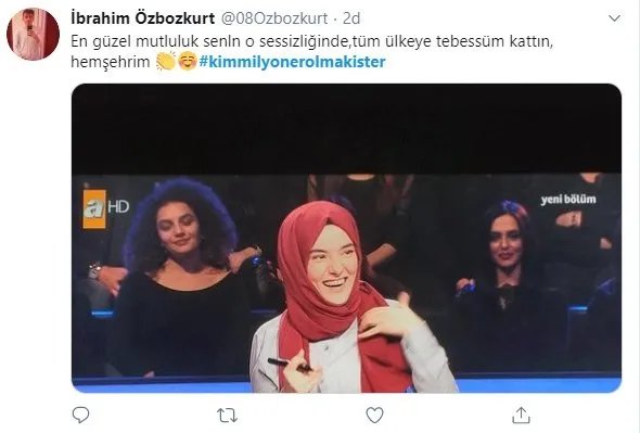 Kim Milyoner Olmak İster'de yarışan Ümmü Gülsüm Türkiye'yi duygulandırdı
