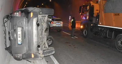 Tünelde feci kaza: 2 yaralı