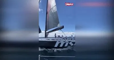 Yelken yarışında kaba güç çatışması