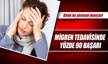 Migren tedavisinde yüzde 90 başarı