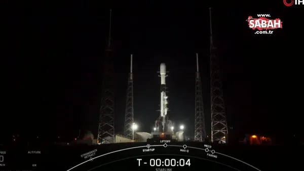 SpaceX, 56 Starlink uydusunu daha fırlattı | Video