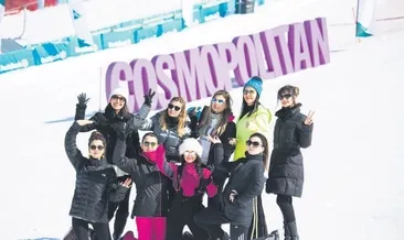 Cosmopolitan ekibinin Palandöken çıkarması