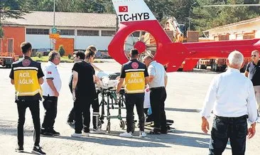 Motorlu testereyle odun keserken bacağını kopardı #ankara